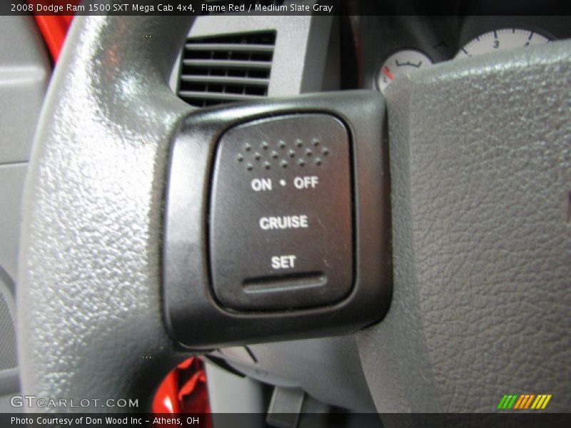 Flame Red / Medium Slate Gray 2008 Dodge Ram 1500 SXT Mega Cab 4x4