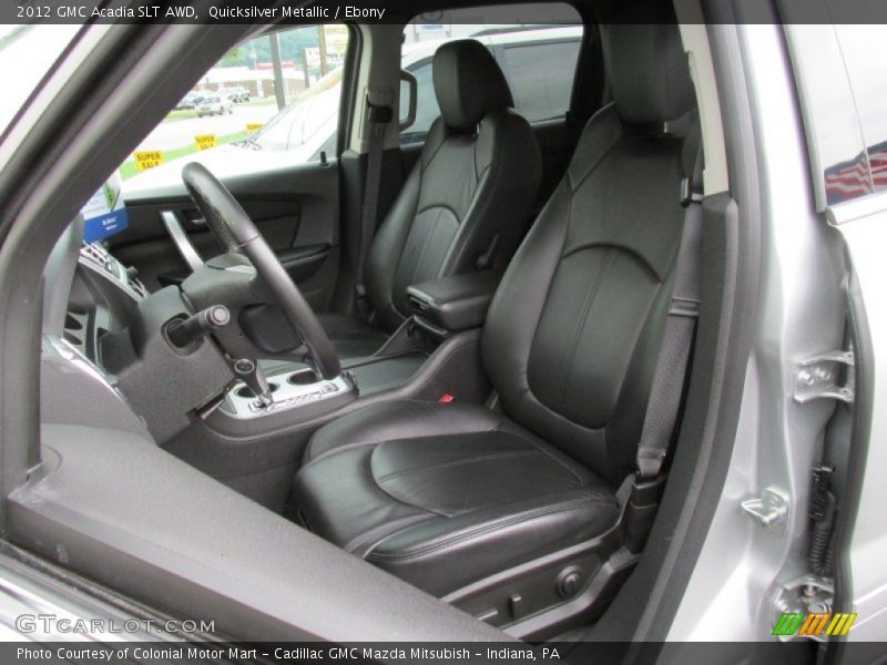 Quicksilver Metallic / Ebony 2012 GMC Acadia SLT AWD