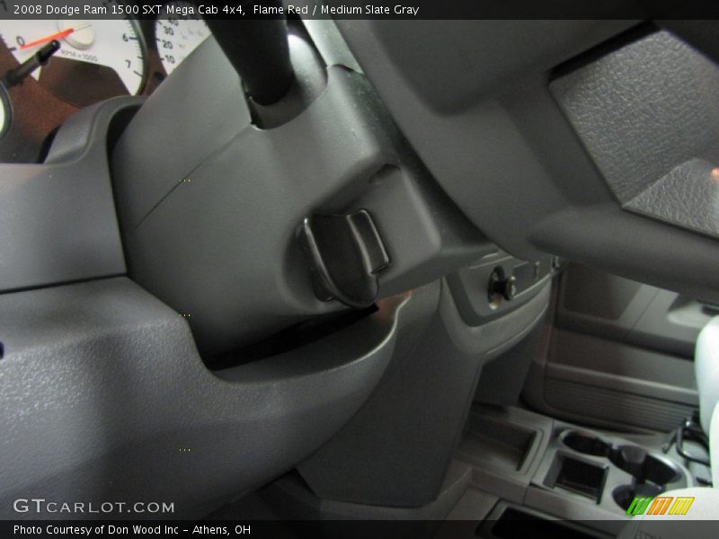 Flame Red / Medium Slate Gray 2008 Dodge Ram 1500 SXT Mega Cab 4x4