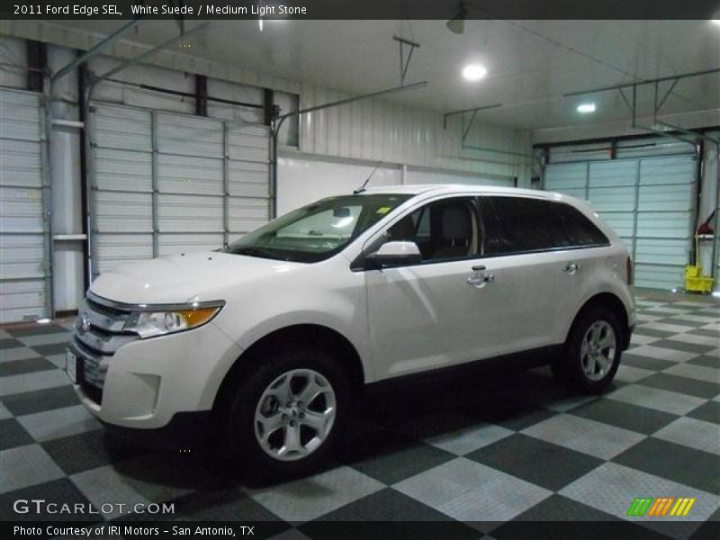 White Suede / Medium Light Stone 2011 Ford Edge SEL