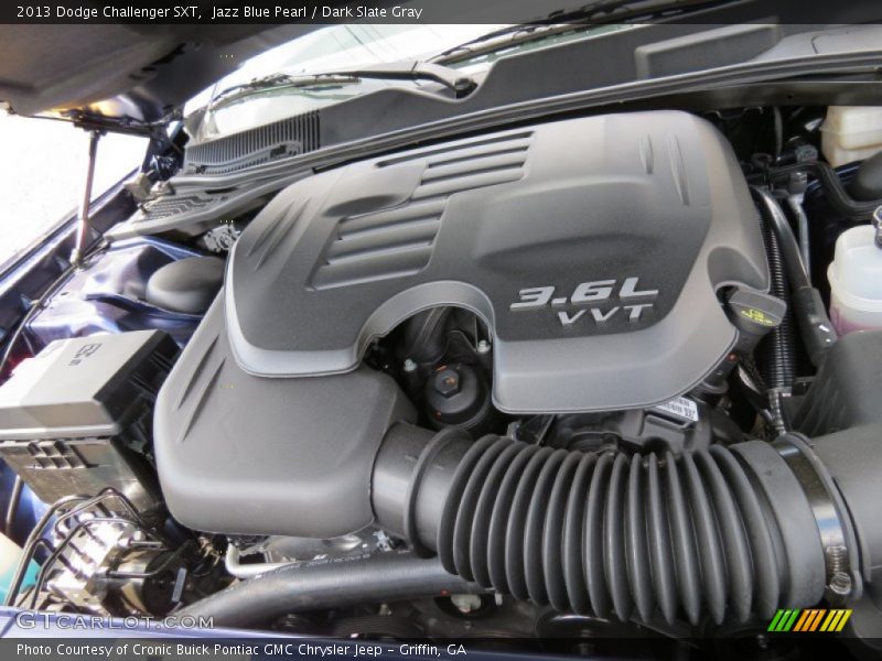 Jazz Blue Pearl / Dark Slate Gray 2013 Dodge Challenger SXT