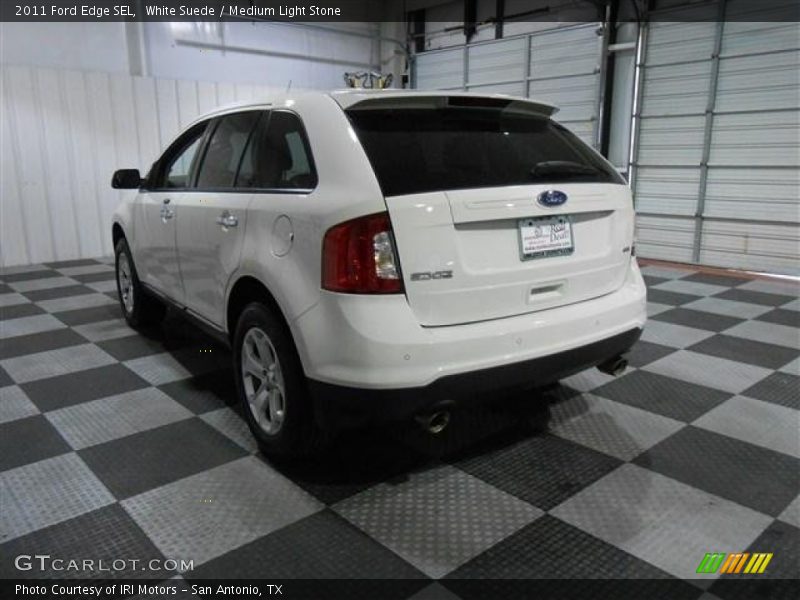 White Suede / Medium Light Stone 2011 Ford Edge SEL
