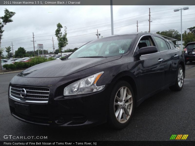 Crimson Black / Charcoal 2011 Nissan Maxima 3.5 S