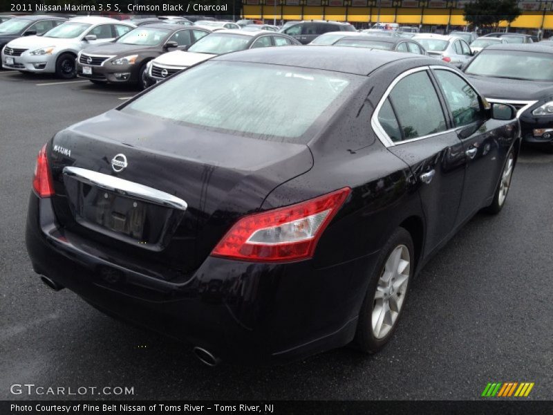 Crimson Black / Charcoal 2011 Nissan Maxima 3.5 S