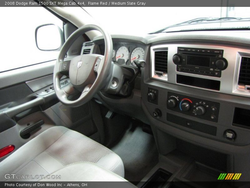 Flame Red / Medium Slate Gray 2008 Dodge Ram 1500 SXT Mega Cab 4x4