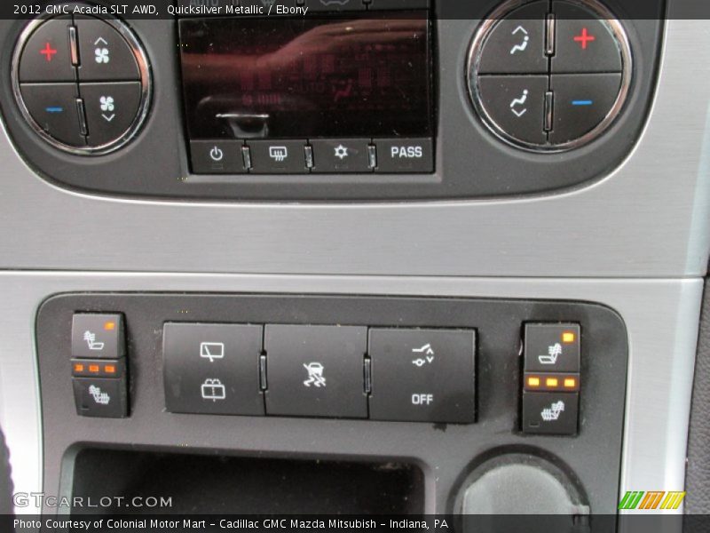 Quicksilver Metallic / Ebony 2012 GMC Acadia SLT AWD