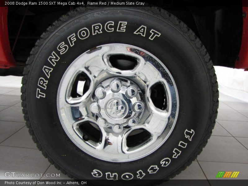 Flame Red / Medium Slate Gray 2008 Dodge Ram 1500 SXT Mega Cab 4x4