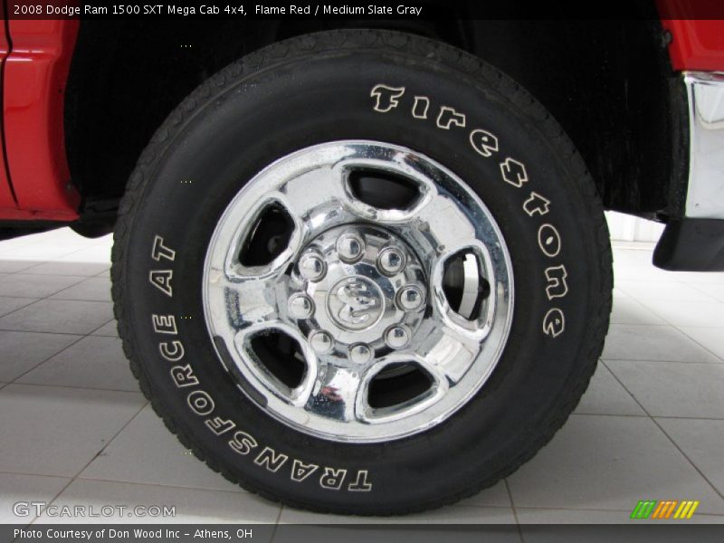 Flame Red / Medium Slate Gray 2008 Dodge Ram 1500 SXT Mega Cab 4x4
