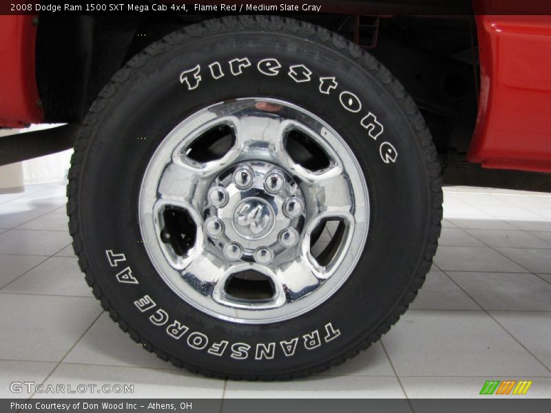 Flame Red / Medium Slate Gray 2008 Dodge Ram 1500 SXT Mega Cab 4x4