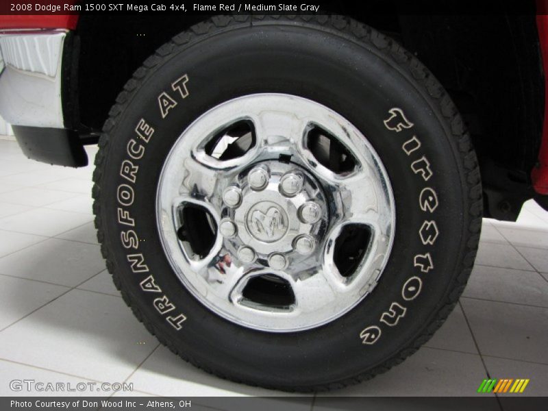 Flame Red / Medium Slate Gray 2008 Dodge Ram 1500 SXT Mega Cab 4x4