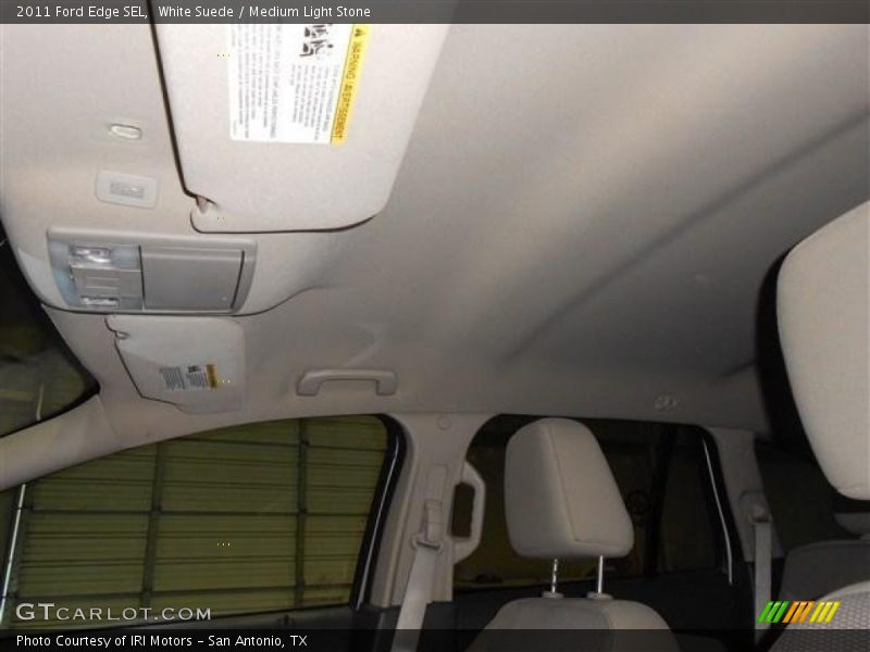 White Suede / Medium Light Stone 2011 Ford Edge SEL