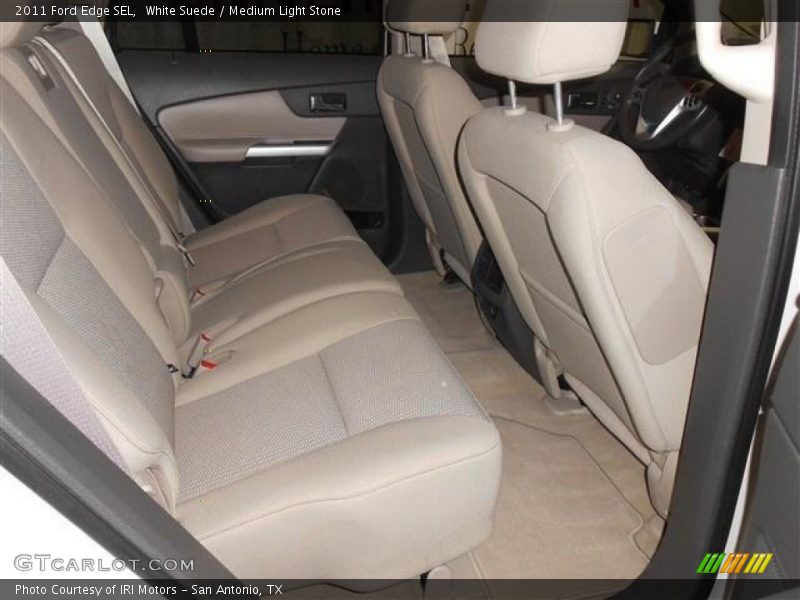 White Suede / Medium Light Stone 2011 Ford Edge SEL