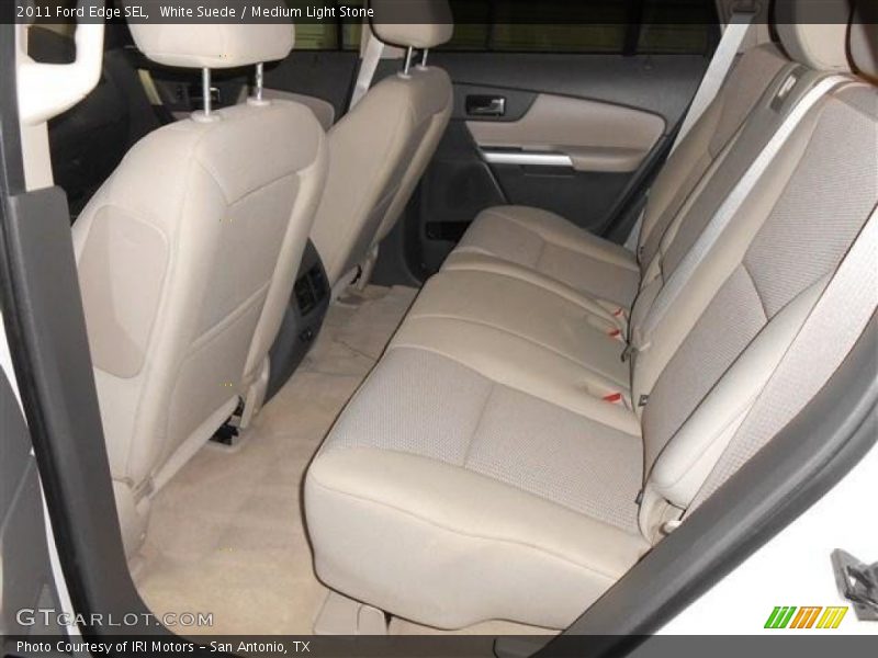White Suede / Medium Light Stone 2011 Ford Edge SEL