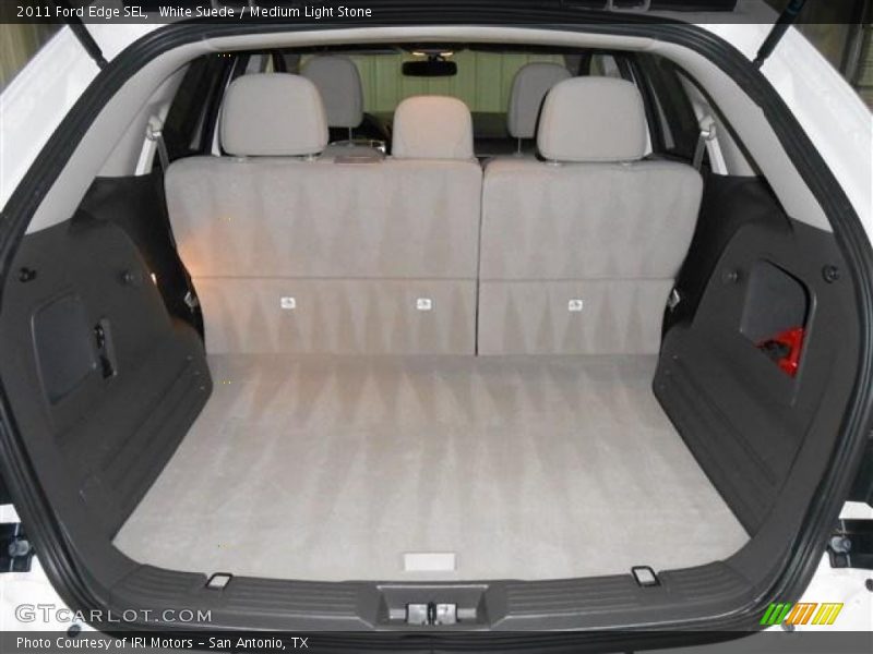 White Suede / Medium Light Stone 2011 Ford Edge SEL