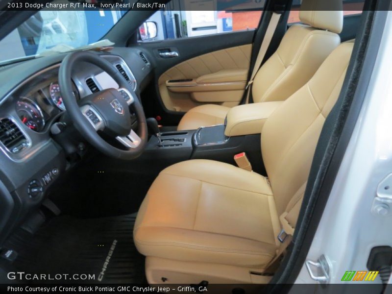 Ivory Pearl / Black/Tan 2013 Dodge Charger R/T Max