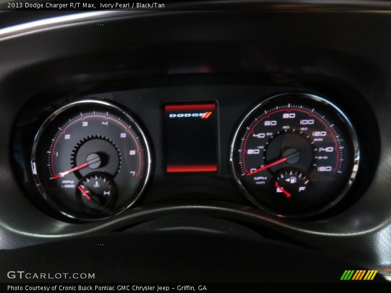 Ivory Pearl / Black/Tan 2013 Dodge Charger R/T Max