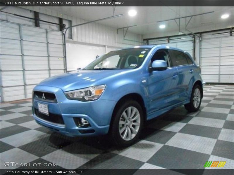 Laguna Blue Metallic / Black 2011 Mitsubishi Outlander Sport SE 4WD