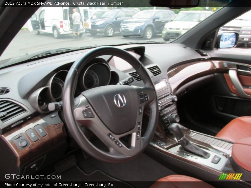 Dashboard of 2012 MDX SH-AWD Advance