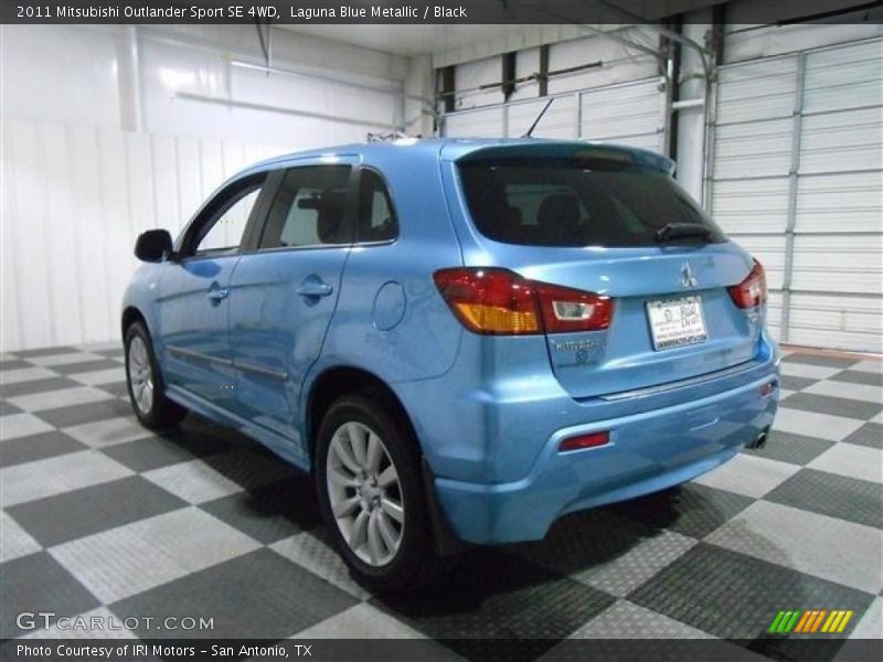 Laguna Blue Metallic / Black 2011 Mitsubishi Outlander Sport SE 4WD