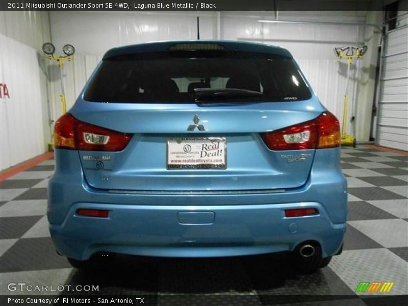 Laguna Blue Metallic / Black 2011 Mitsubishi Outlander Sport SE 4WD