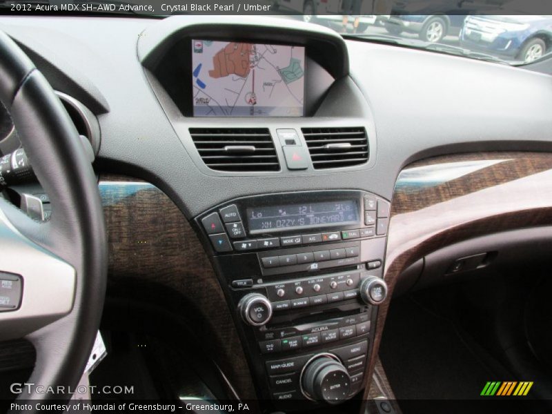 Controls of 2012 MDX SH-AWD Advance