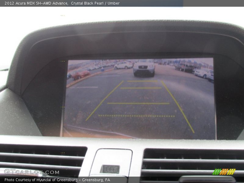 Crystal Black Pearl / Umber 2012 Acura MDX SH-AWD Advance