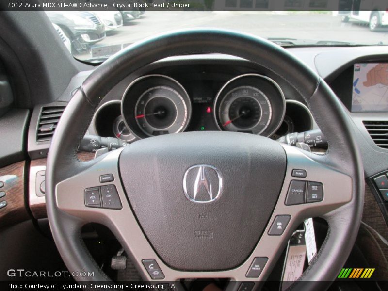  2012 MDX SH-AWD Advance Steering Wheel