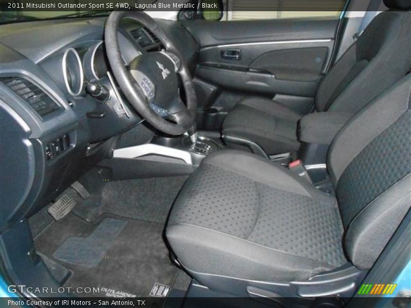 Laguna Blue Metallic / Black 2011 Mitsubishi Outlander Sport SE 4WD