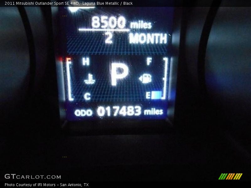 Laguna Blue Metallic / Black 2011 Mitsubishi Outlander Sport SE 4WD