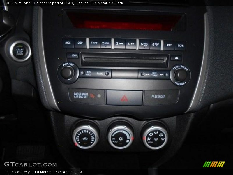 Laguna Blue Metallic / Black 2011 Mitsubishi Outlander Sport SE 4WD