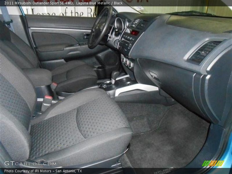 Laguna Blue Metallic / Black 2011 Mitsubishi Outlander Sport SE 4WD