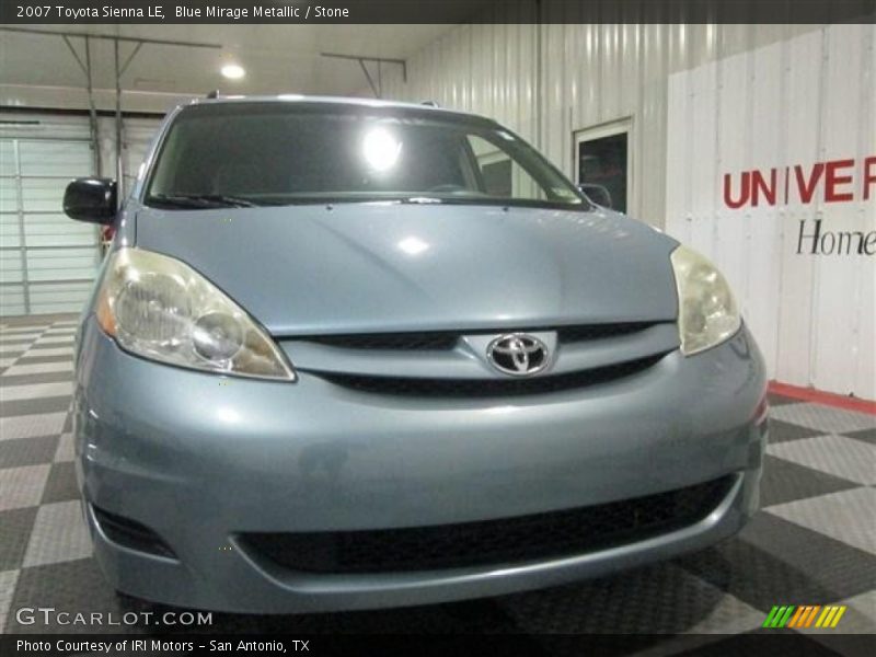 Blue Mirage Metallic / Stone 2007 Toyota Sienna LE