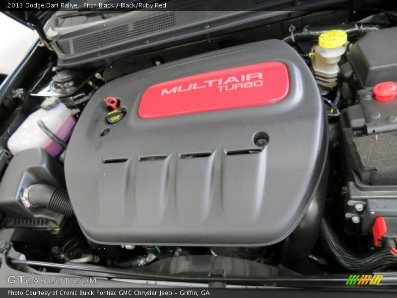 Pitch Black / Black/Ruby Red 2013 Dodge Dart Rallye