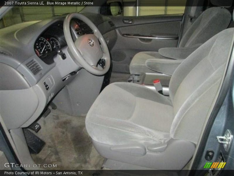 Blue Mirage Metallic / Stone 2007 Toyota Sienna LE