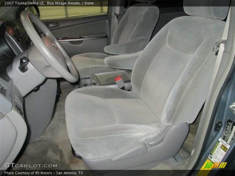 Blue Mirage Metallic / Stone 2007 Toyota Sienna LE