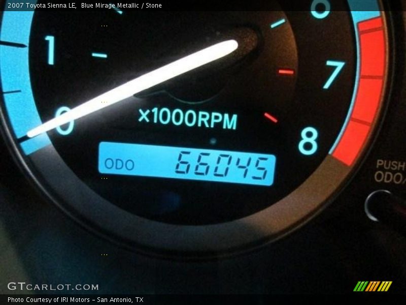 Blue Mirage Metallic / Stone 2007 Toyota Sienna LE