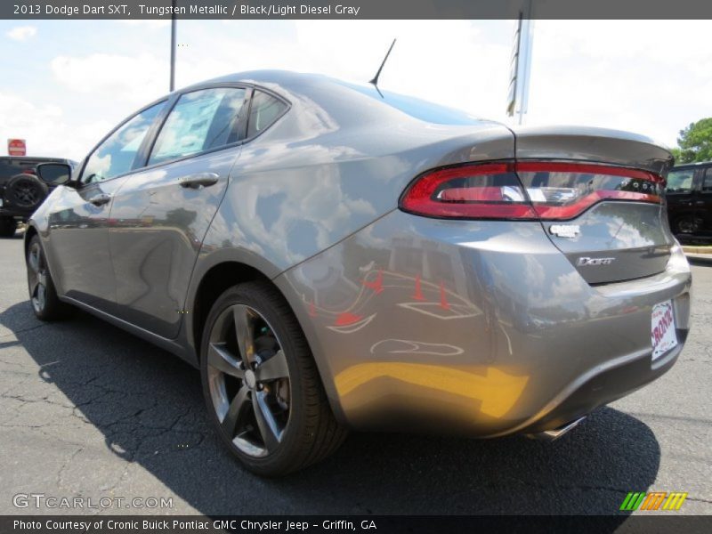 Tungsten Metallic / Black/Light Diesel Gray 2013 Dodge Dart SXT