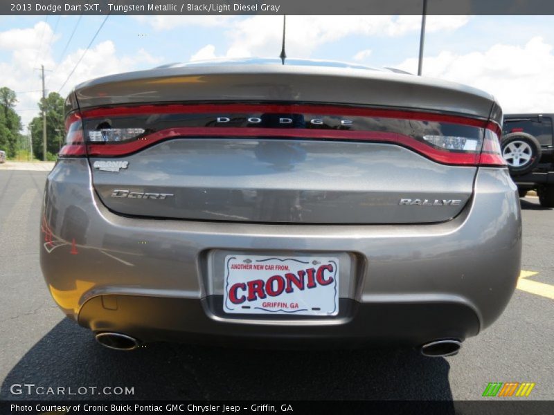 Tungsten Metallic / Black/Light Diesel Gray 2013 Dodge Dart SXT