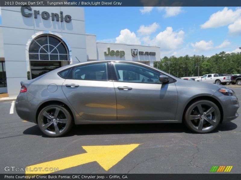 Tungsten Metallic / Black/Light Diesel Gray 2013 Dodge Dart SXT