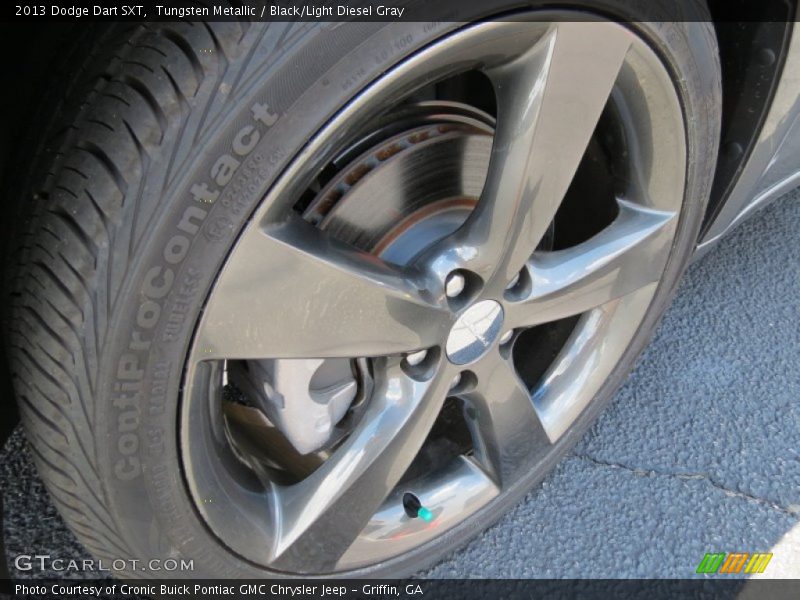 Tungsten Metallic / Black/Light Diesel Gray 2013 Dodge Dart SXT