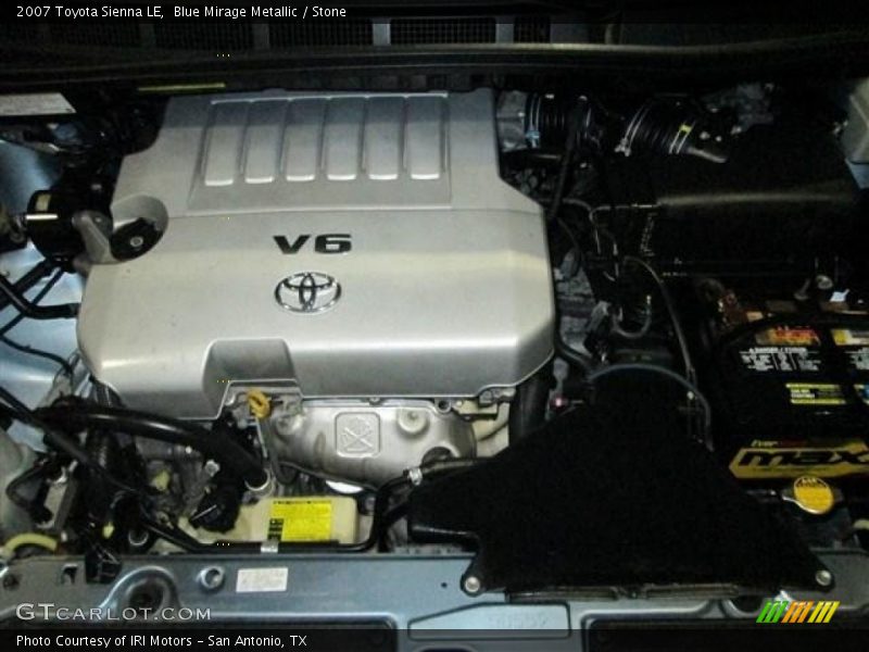 Blue Mirage Metallic / Stone 2007 Toyota Sienna LE