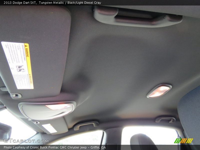 Tungsten Metallic / Black/Light Diesel Gray 2013 Dodge Dart SXT