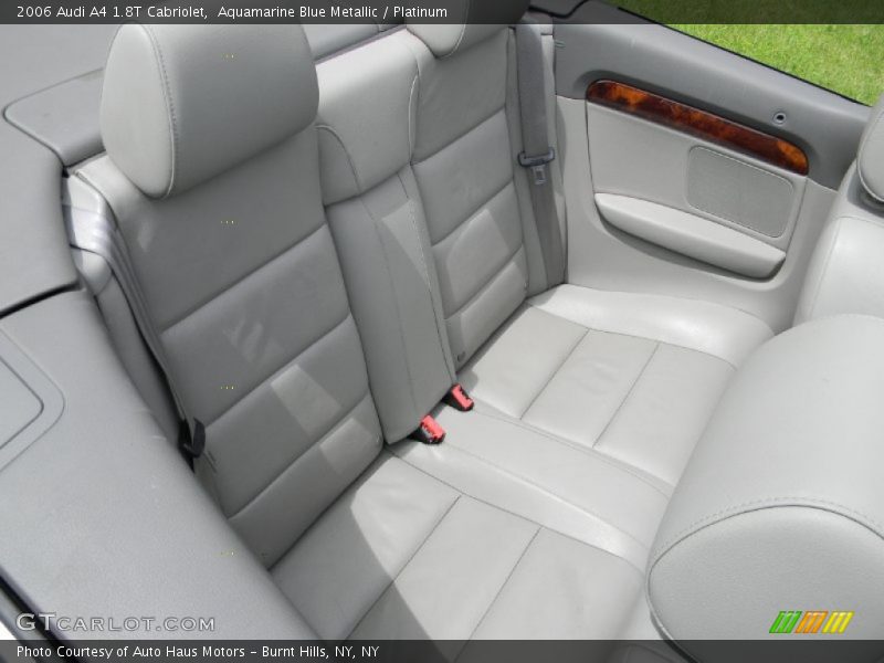 Rear Seat of 2006 A4 1.8T Cabriolet