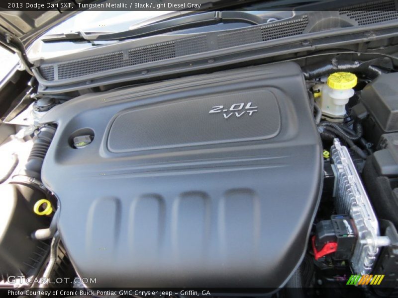 Tungsten Metallic / Black/Light Diesel Gray 2013 Dodge Dart SXT