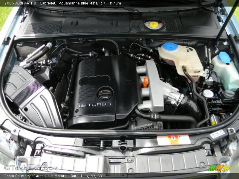  2006 A4 1.8T Cabriolet Engine - 1.8 Liter Turbocharged DOHC 20-Valve VVT 4 Cylinder