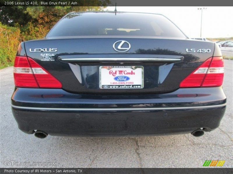 Blue Onyx Pearl / Ash 2006 Lexus LS 430
