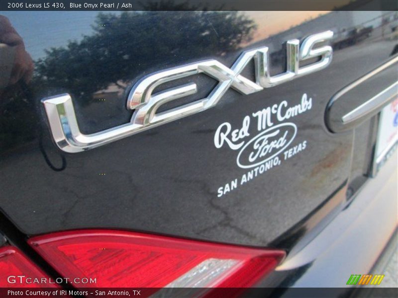 Blue Onyx Pearl / Ash 2006 Lexus LS 430