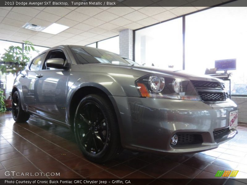 Tungsten Metallic / Black 2013 Dodge Avenger SXT Blacktop