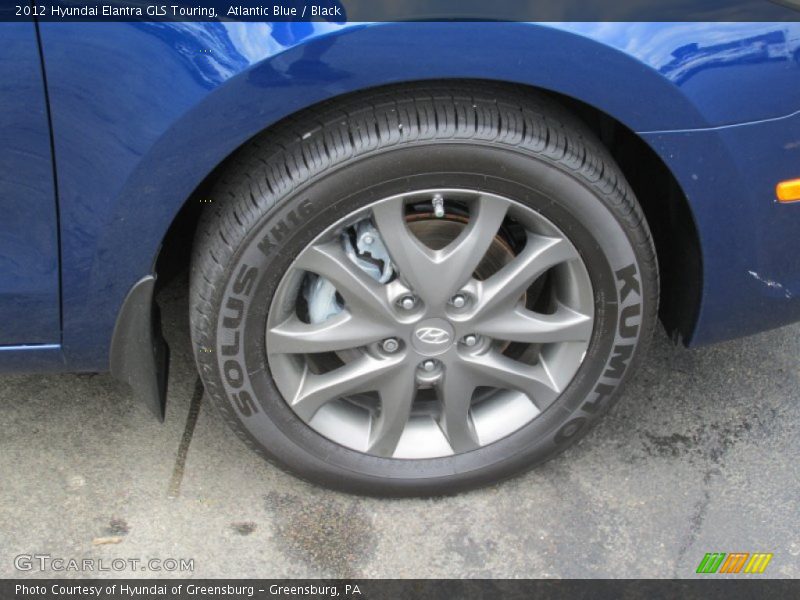 Atlantic Blue / Black 2012 Hyundai Elantra GLS Touring
