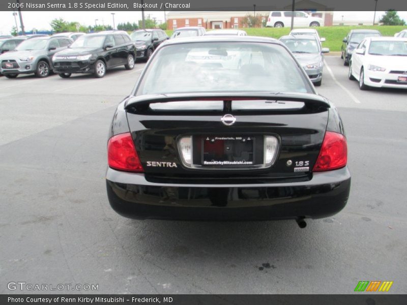 Blackout / Charcoal 2006 Nissan Sentra 1.8 S Special Edition